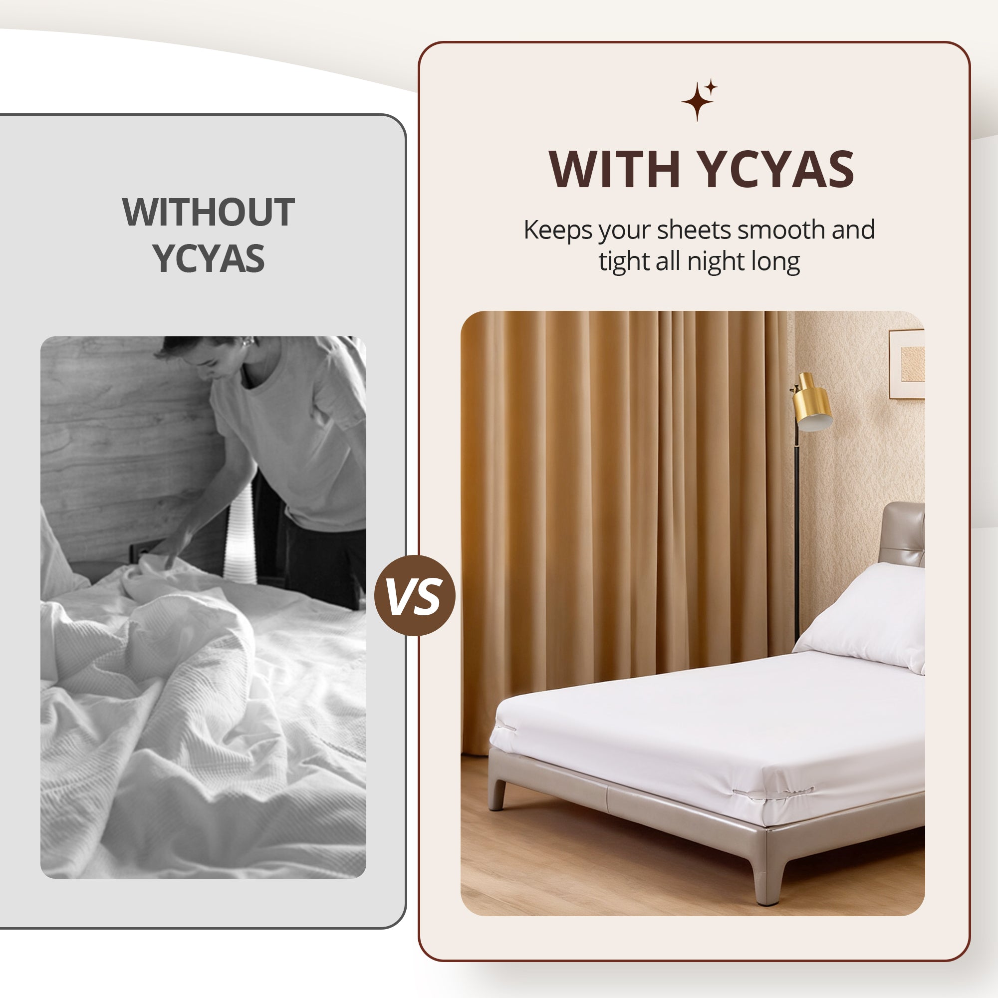 bed sheet holder installed under mattress