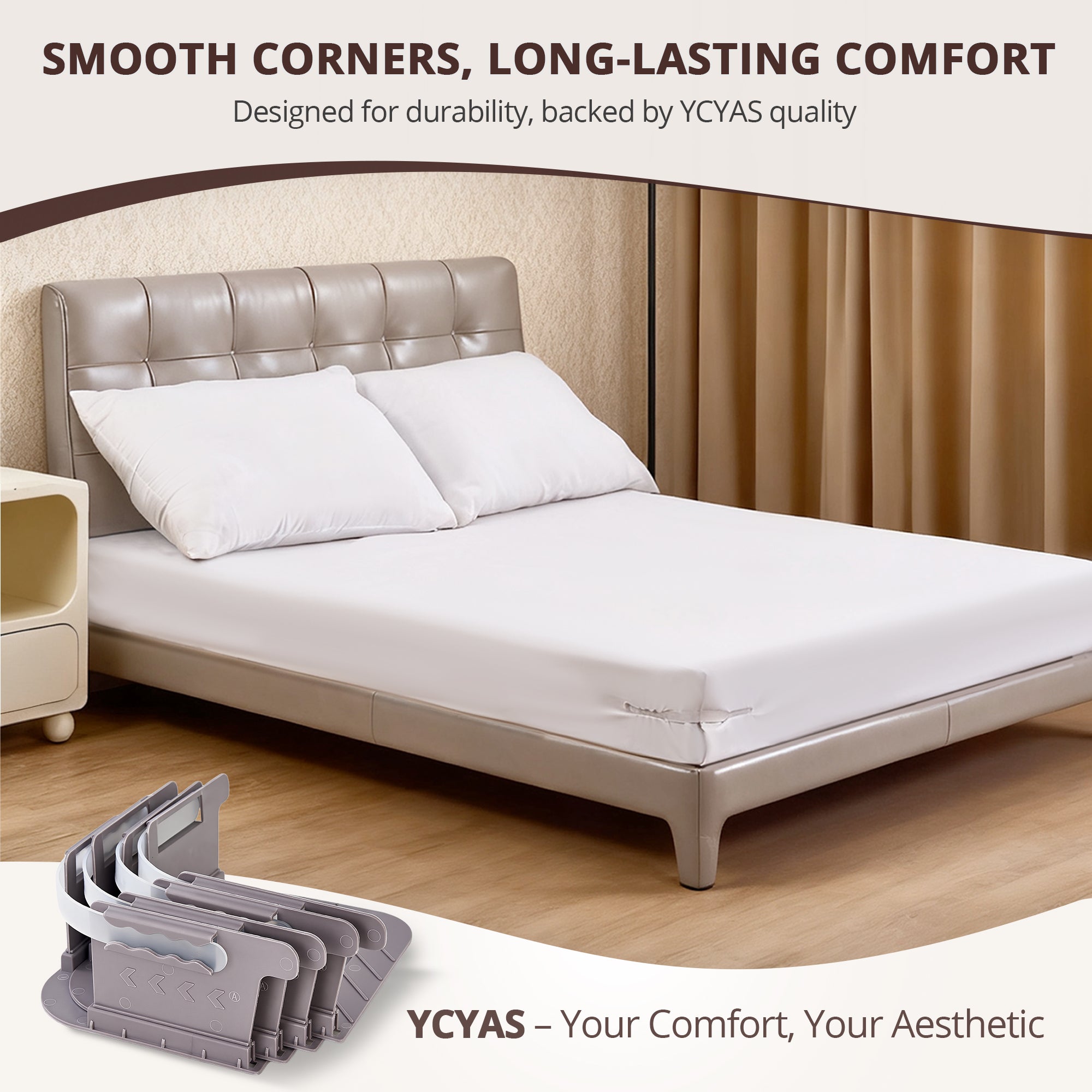 bed sheet holder installed under mattress